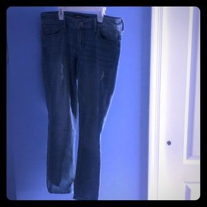 Ankle jeans distressed